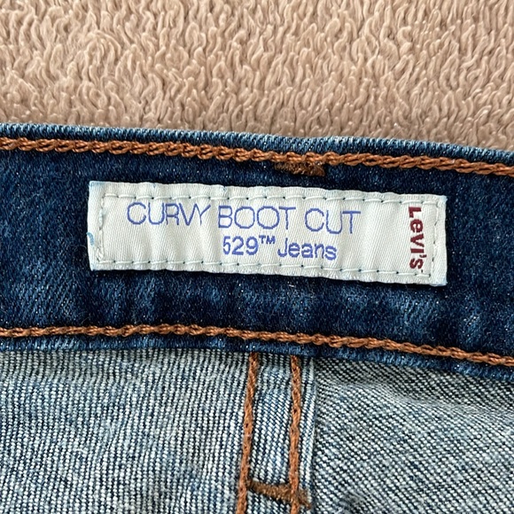 Levi’s Strauss & Co curvy book cut 529 jeans size 14 Medium new no tags women’s - Picture 2 of 8